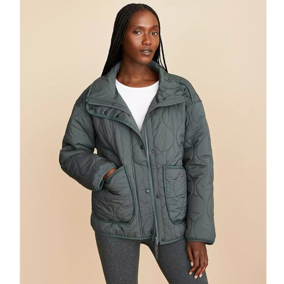 LOFT Jackets & Blazers - LOFT Lou & Grey Quilted Jacket in Deep Delphinium